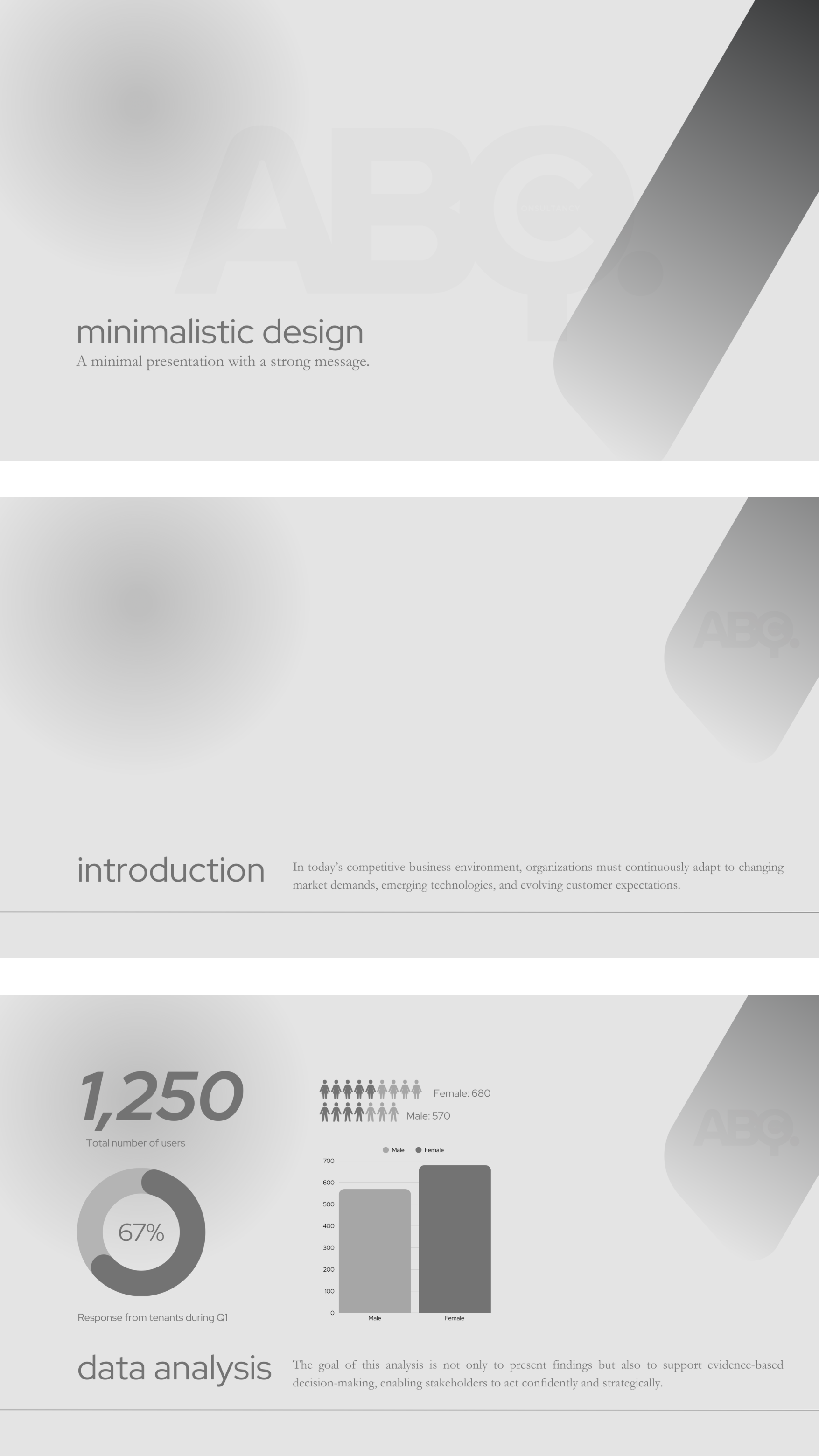 Minimalistic Presentation